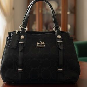 Y2K Coach Black Mia Shoulder Bag